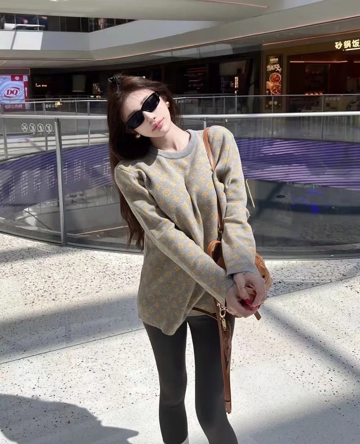 Louis Vuitton/Louis Vuitton jacquard jacquard sweater